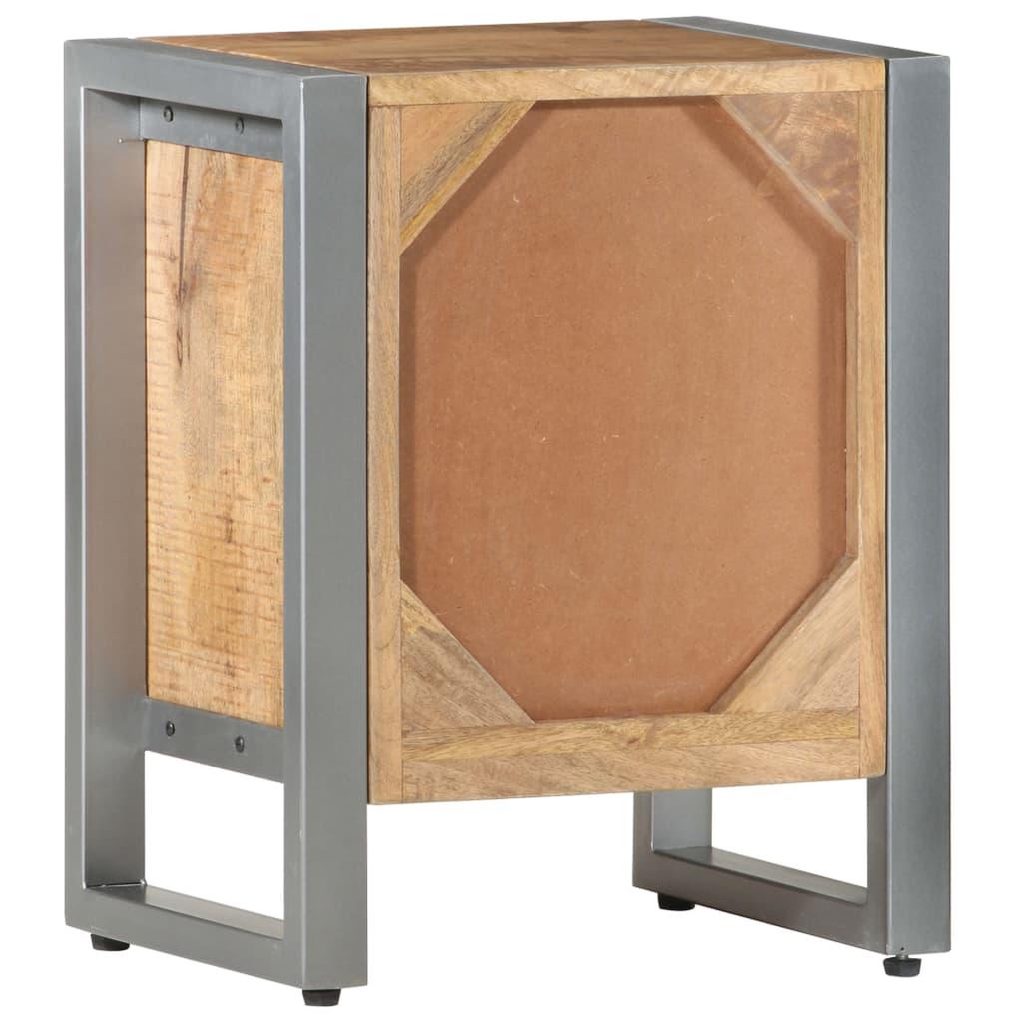 Voir la diapositive 4 : VIDAXL Table de chevet 40x30x50 cm Bois de manguier brut