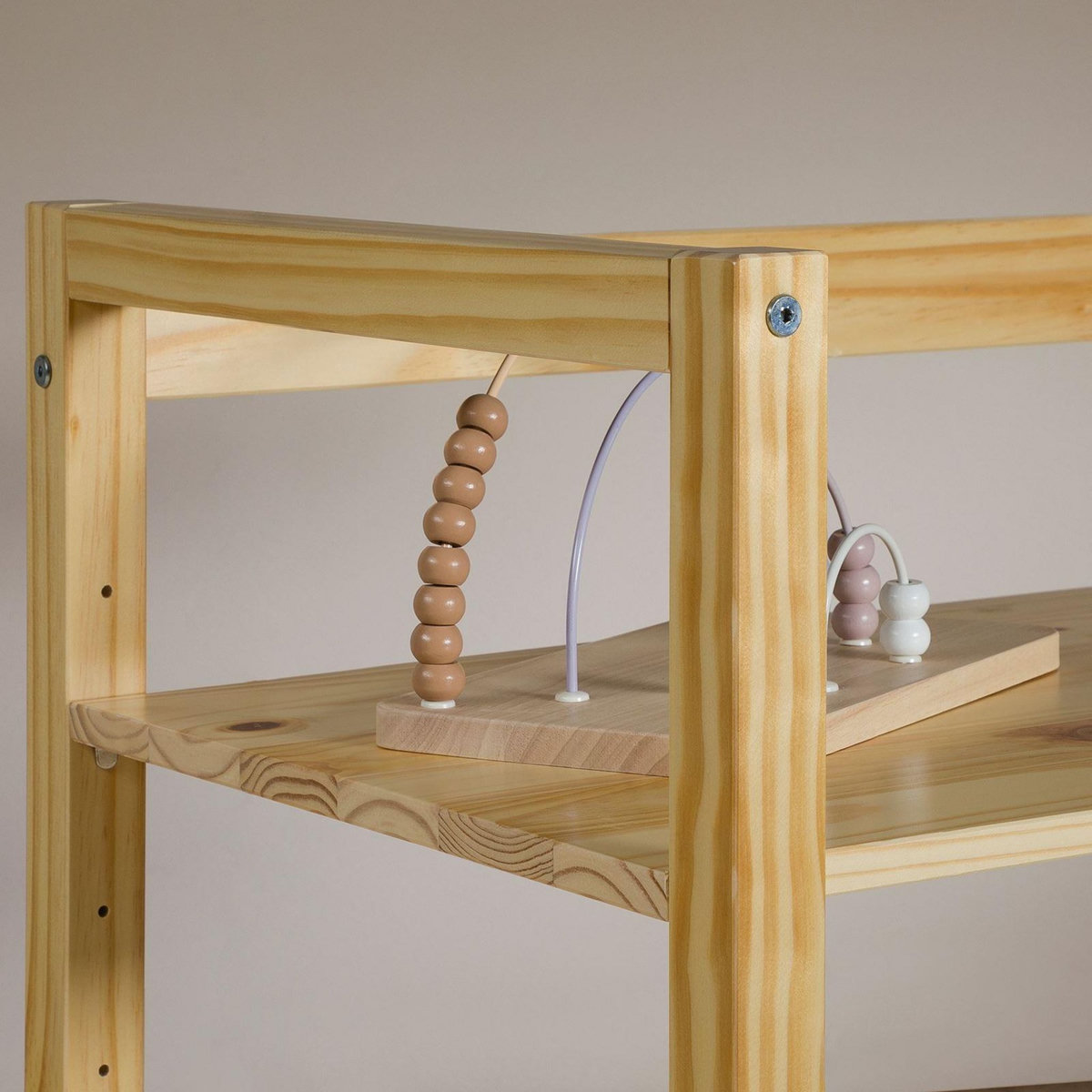 IDIMEX Bureau enfant SUZA réglable en hauteur en pin