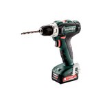 METABO SAS Perceuse visseuse 12 V PowerMaxx BS 12 - 2 x 2,0 Ah Li-Power, SC 30, coffret Metabox