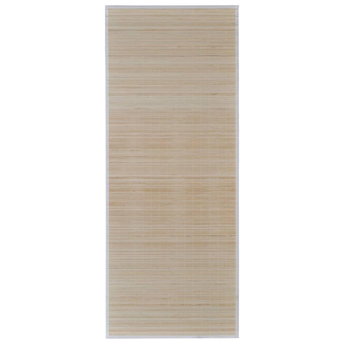 VIDAXL Tapis rectangulaires Bambou naturel 2 pcs 120x180 cm