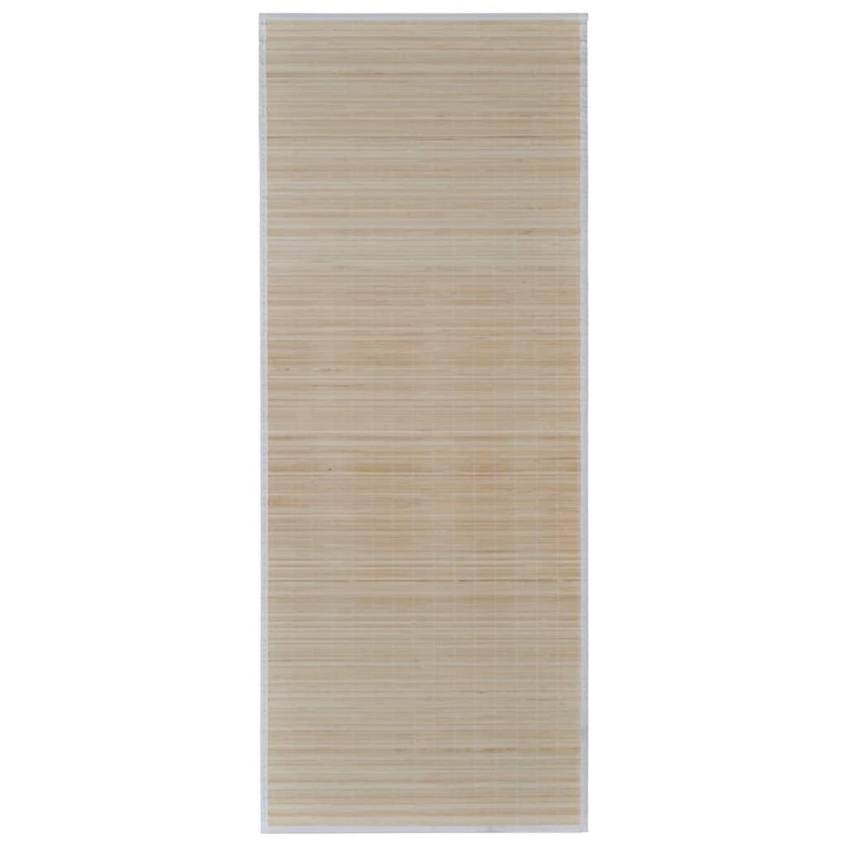 VIDAXL Tapis rectangulaires Bambou naturel 2 pcs 120x180 cm