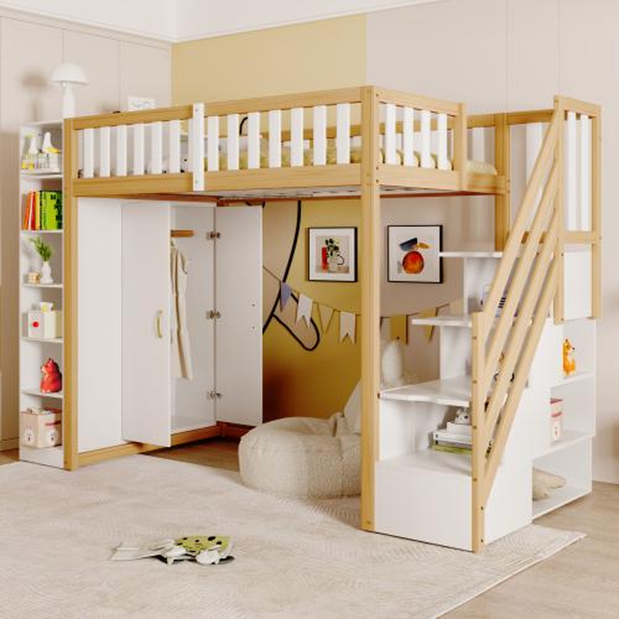 Voir la diapositive 4 : MERAX Lit mezzanine enfant