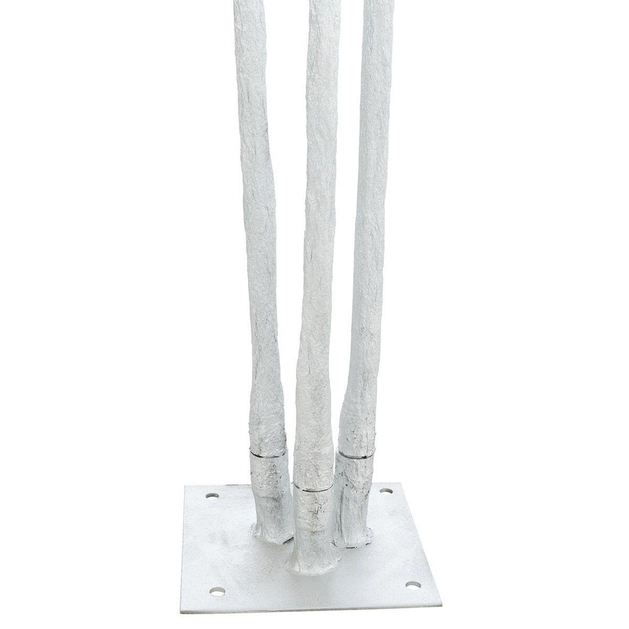 Voir la diapositive 2 : J-LINE Arbre déco en métal  palmier  250cm argent