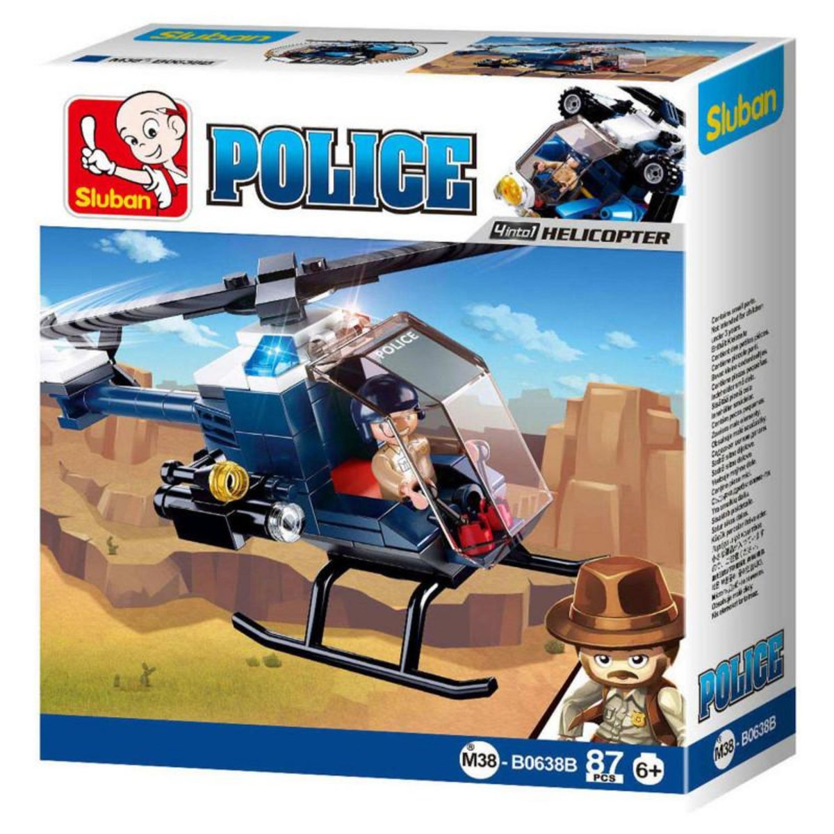 Sluban Sluban Police Helicopter