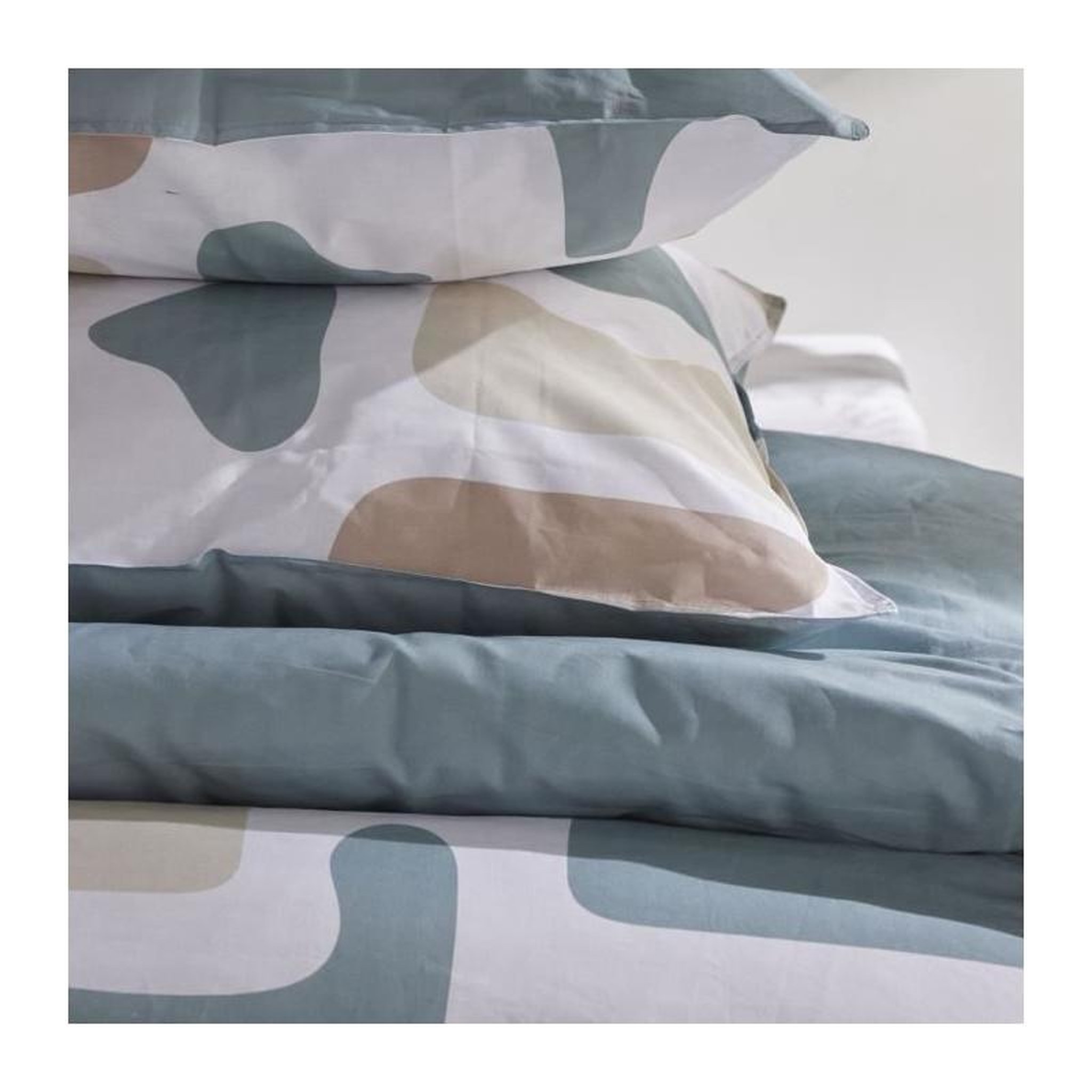 Voir la diapositive 3 : Today Parure de couette - TODAY - Sunshine 17.29 - 220x240cm - 2 personnes - Imprimée - Coton 57 fils
