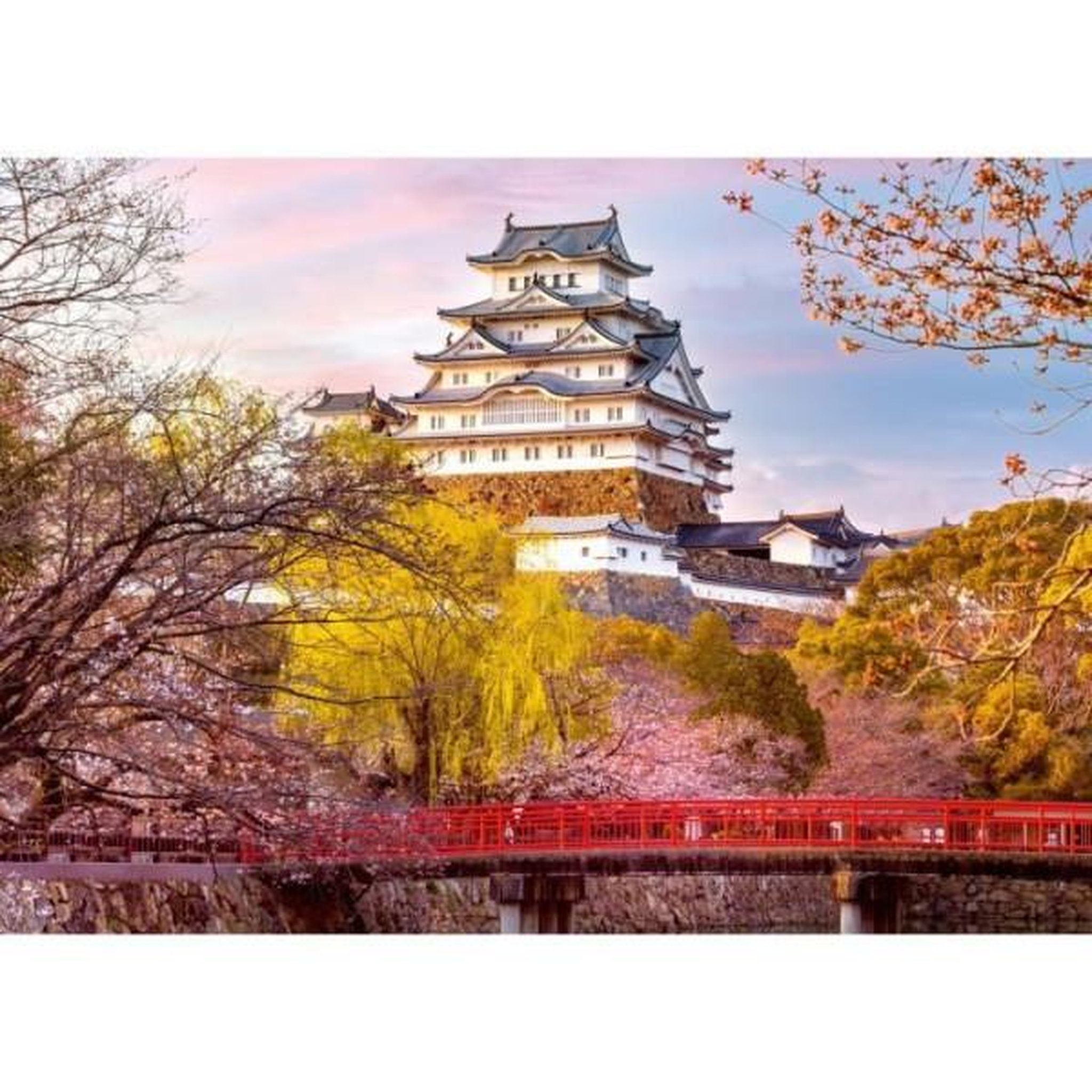 RAVENSBURGER Puzzle 1000 pieces château de himeji, japon, collection highlight, des 14 ans, château, 12001316, ravensburger