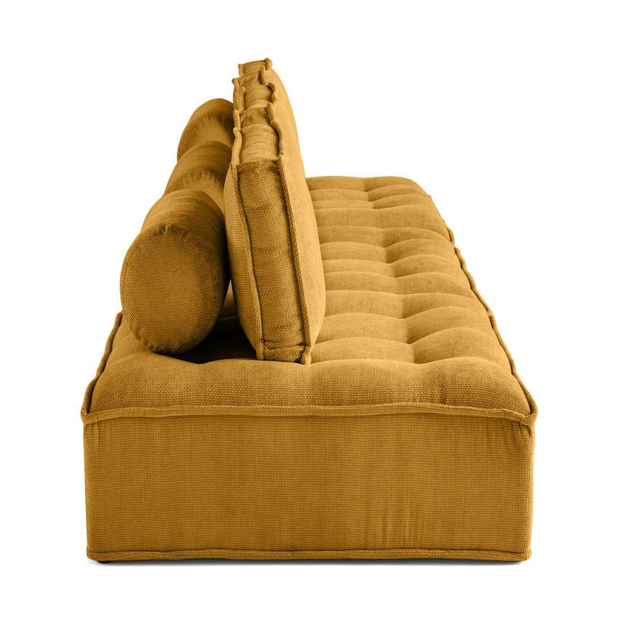 Voir la diapositive 3 : LISA DESIGN Marisol - canapé modulable droit 3 places - velours texturé