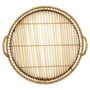 Voir la diapositive 2 : Paris Prix Plateau Déco en Bambou  Tressage  40cm Naturel