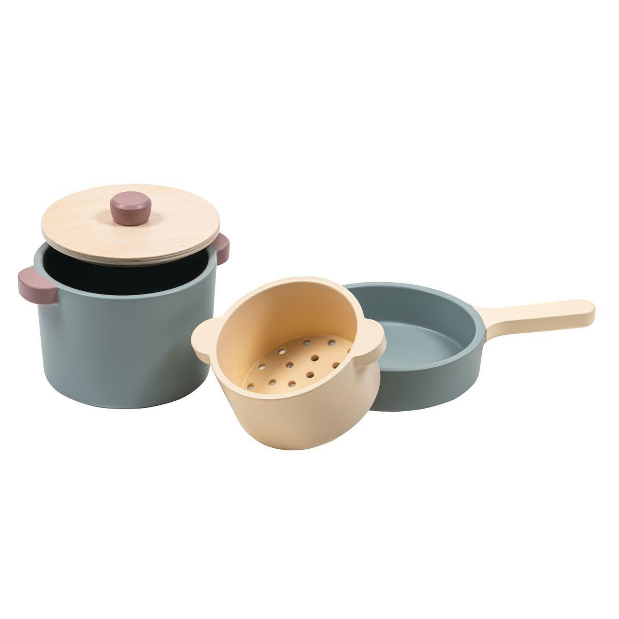 Voir la diapositive 3 : EDUCO Batterie de cuisine — ensemble de 3 pièces