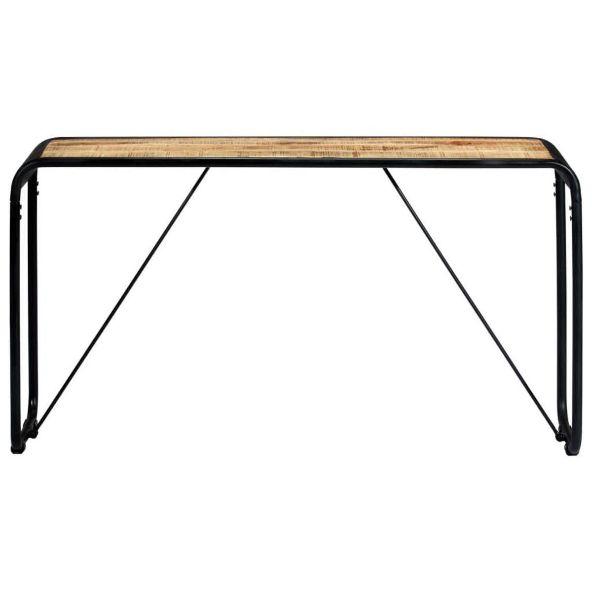 VIDAXL Table console 140 x 35 x 76 cm Bois de manguier massif brut