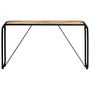 Voir la diapositive 2 : VIDAXL Table console 140 x 35 x 76 cm Bois de manguier massif brut