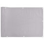 Voir la diapositive 2 : VIDAXL Ecran d'intimite de balcon gris 400x90 cm PVC