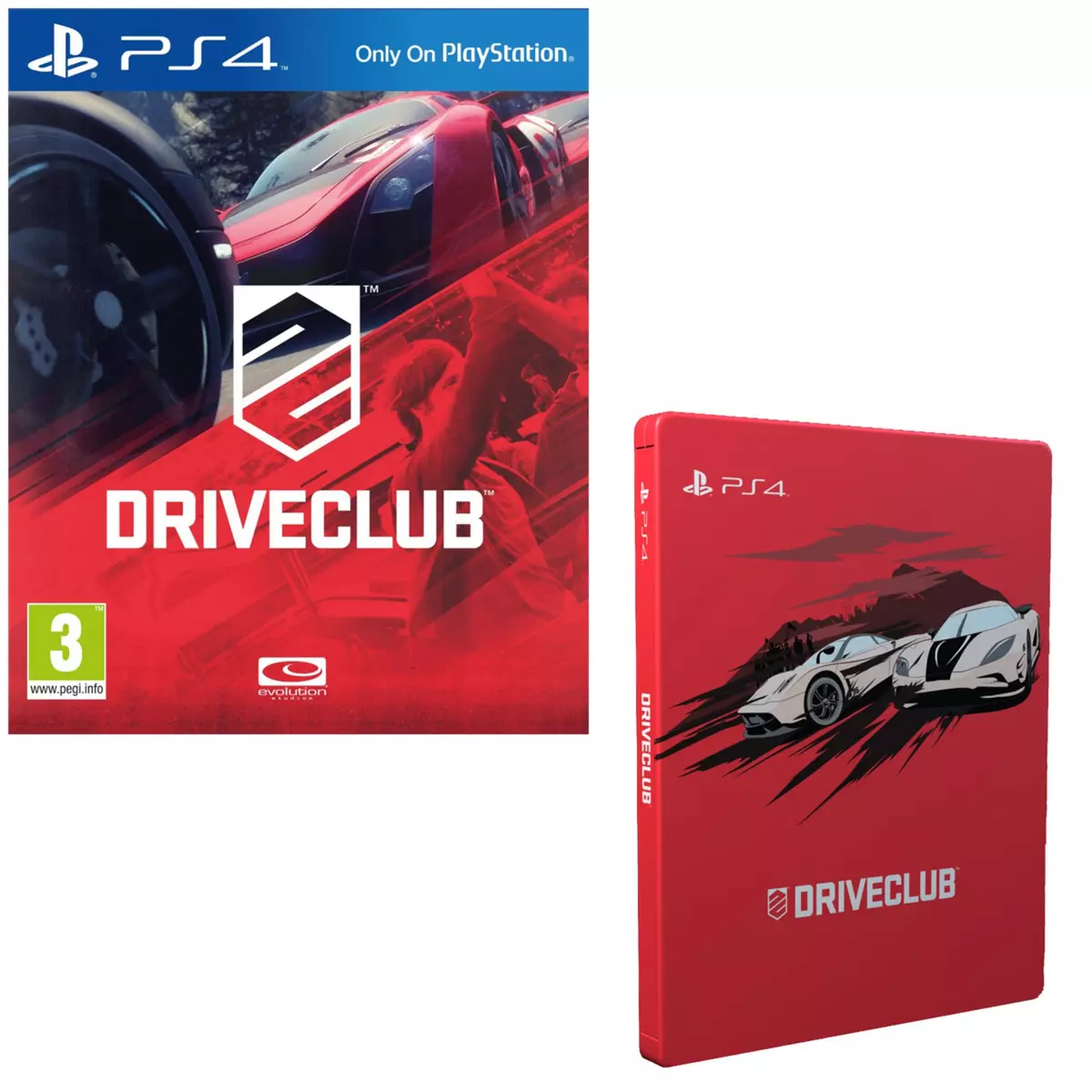 Driveclub PS4 + Boitier Steelbook