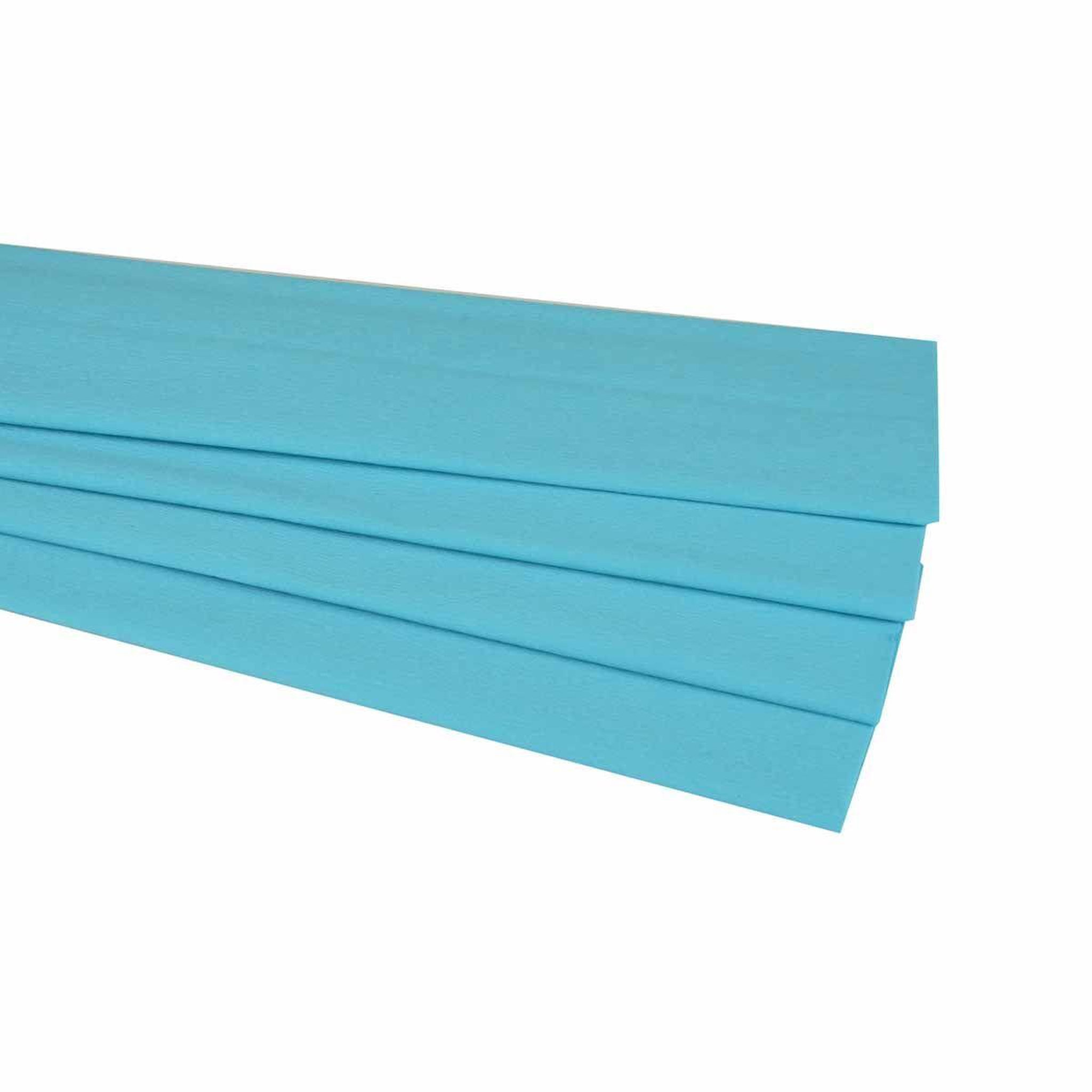 HOMEA Papier Crépon  Créatif  50x200cm Bleu Ciel