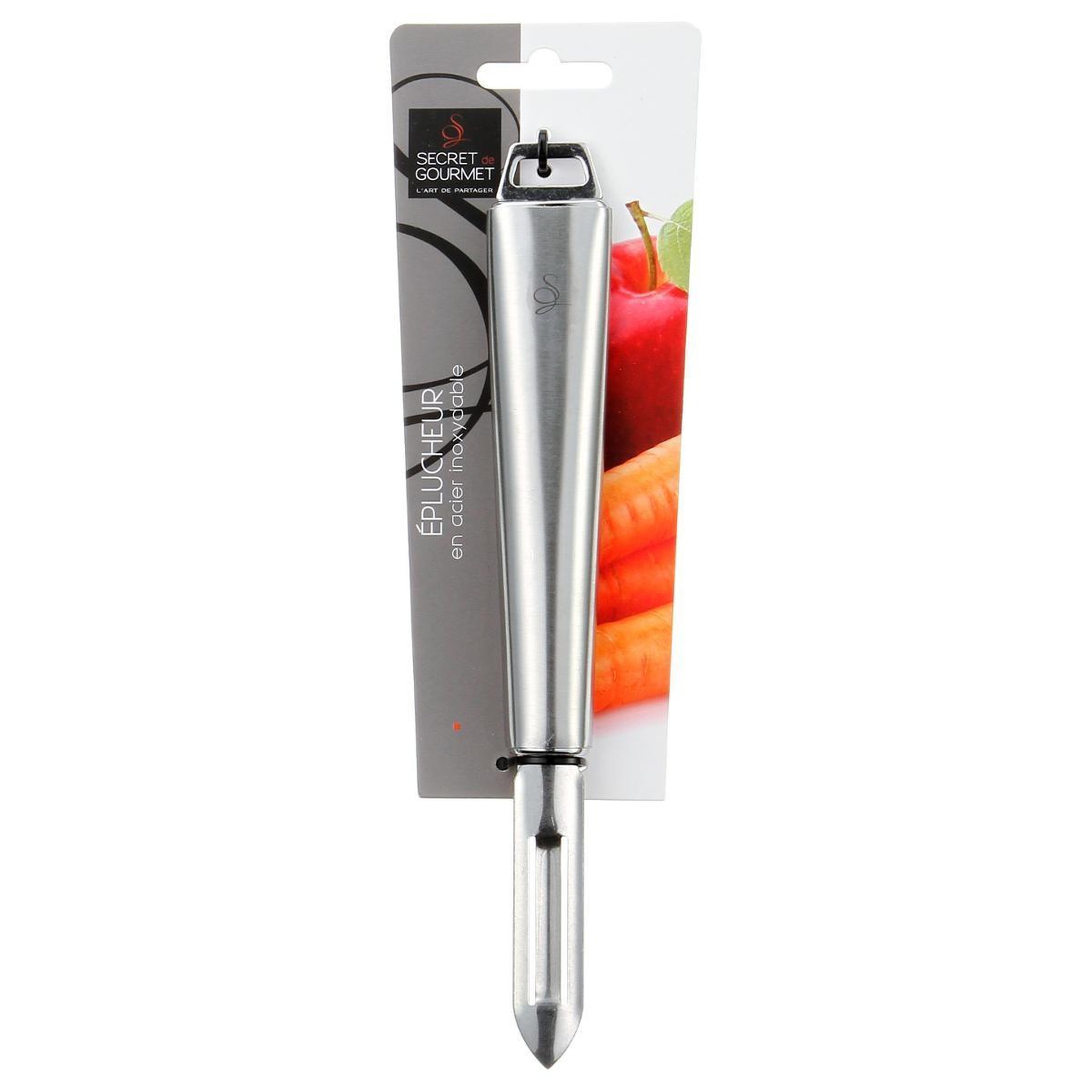 Voir la diapositive 3 : FIVE Éplucheur économe  inox  20cm argent