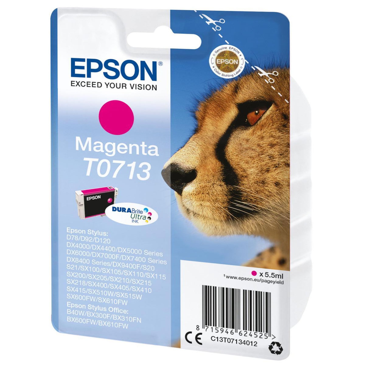 Epson Cartouche imprimante EPSON C 13 T 07134012 - magenta