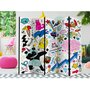Voir la diapositive 2 : Paris Prix Paravent 5 Volets  Energetic Panda  172x225cm