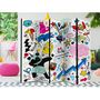 Voir la diapositive 2 : Paris Prix Paravent 5 Volets  Energetic Panda  172x225cm