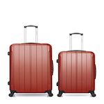BLUESTAR BLUESTAR - Lot de 2 Valise grand format et valise weekend NAPOLI -. Coloris disponibles : Noir, Bleu, Gris