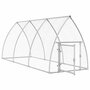 Voir la diapositive 4 : VIDAXL Cage pour poules argente 300x105x120 cm acier galvanise