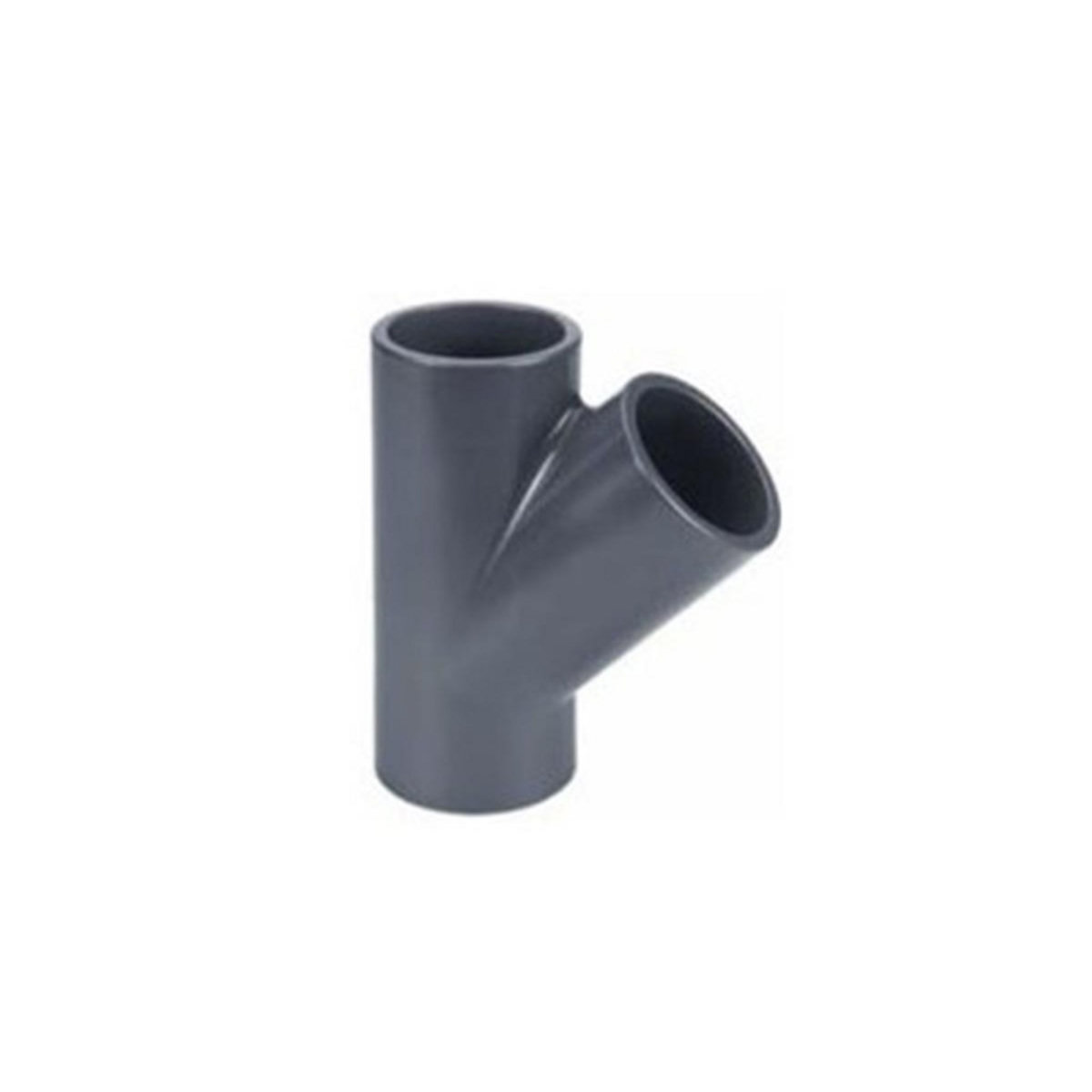 JARDIDECO Té égal PVC pression 45° Ø 50 mm - Fitt