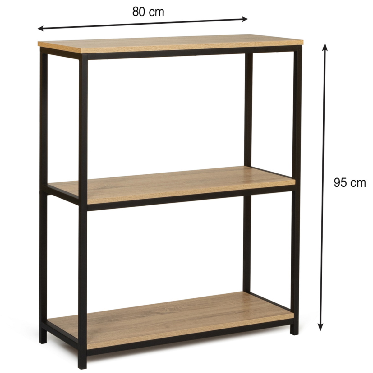 ID MARKET Console 3 niveaux DETROIT design industriel