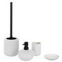 Voir la diapositive 2 : Paris Prix Porte Savon Uni Soft Touch  Mambo  11cm Blanc