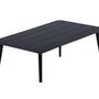 Voir la diapositive 5 : Paris Prix Table Basse de Jardin  Lina  100cm Noir