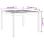 Voir la diapositive 6 : VIDAXL Ensemble a manger de jardin 5 pcs Bois d'acacia solide