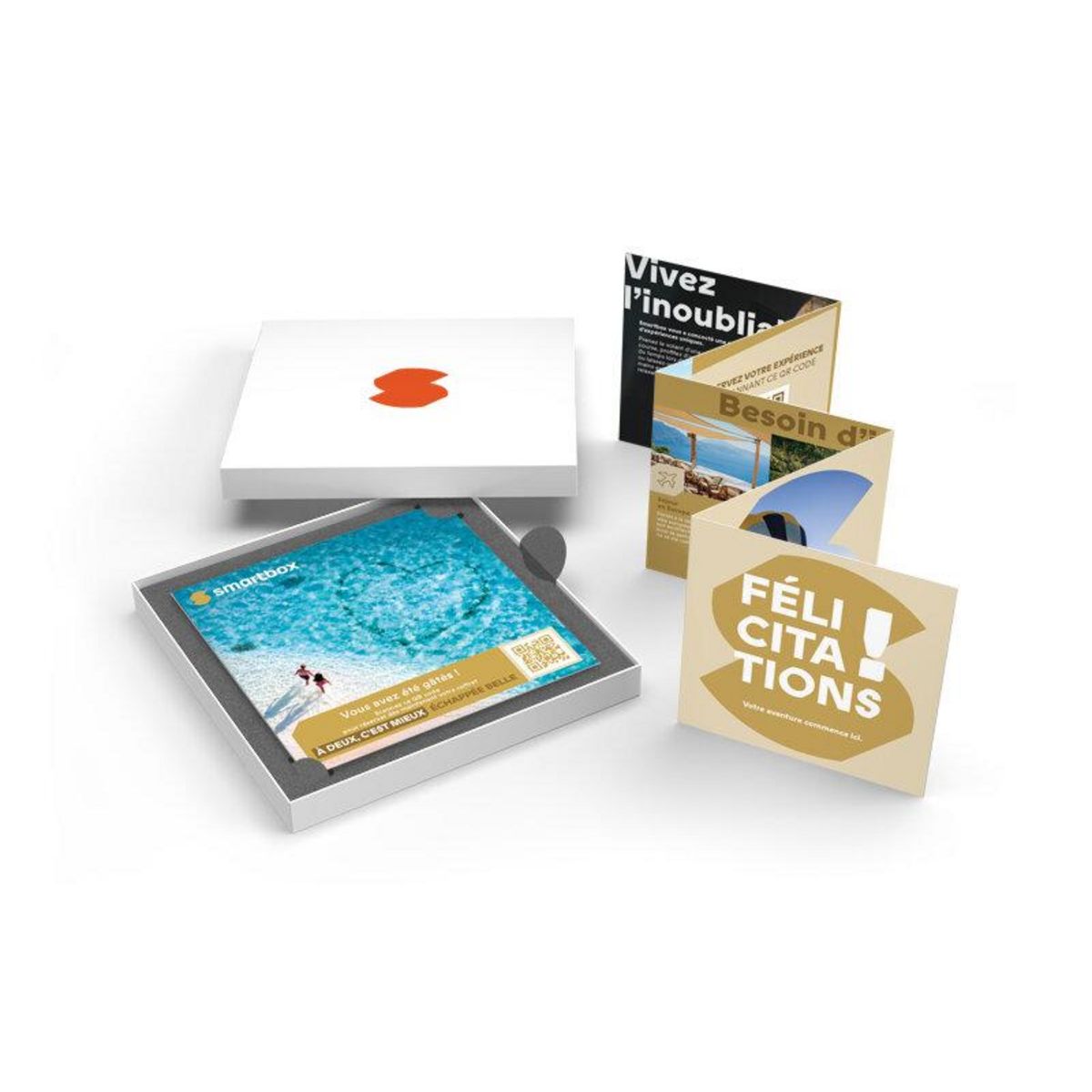 Smartbox À deux, c'est mieux - Échappée belle - Coffret Cadeau Multi-thèmes