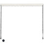 Voir la diapositive 5 : VIDAXL Auvent retractable avec LED 400x150 cm Creme