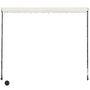 Voir la diapositive 5 : VIDAXL Auvent retractable avec LED 400x150 cm Creme