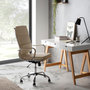 Voir la diapositive 5 : VS VENTA-STOCK Fauteuil de Bureau Morgan inclinable Taupe, Cuir synthétique