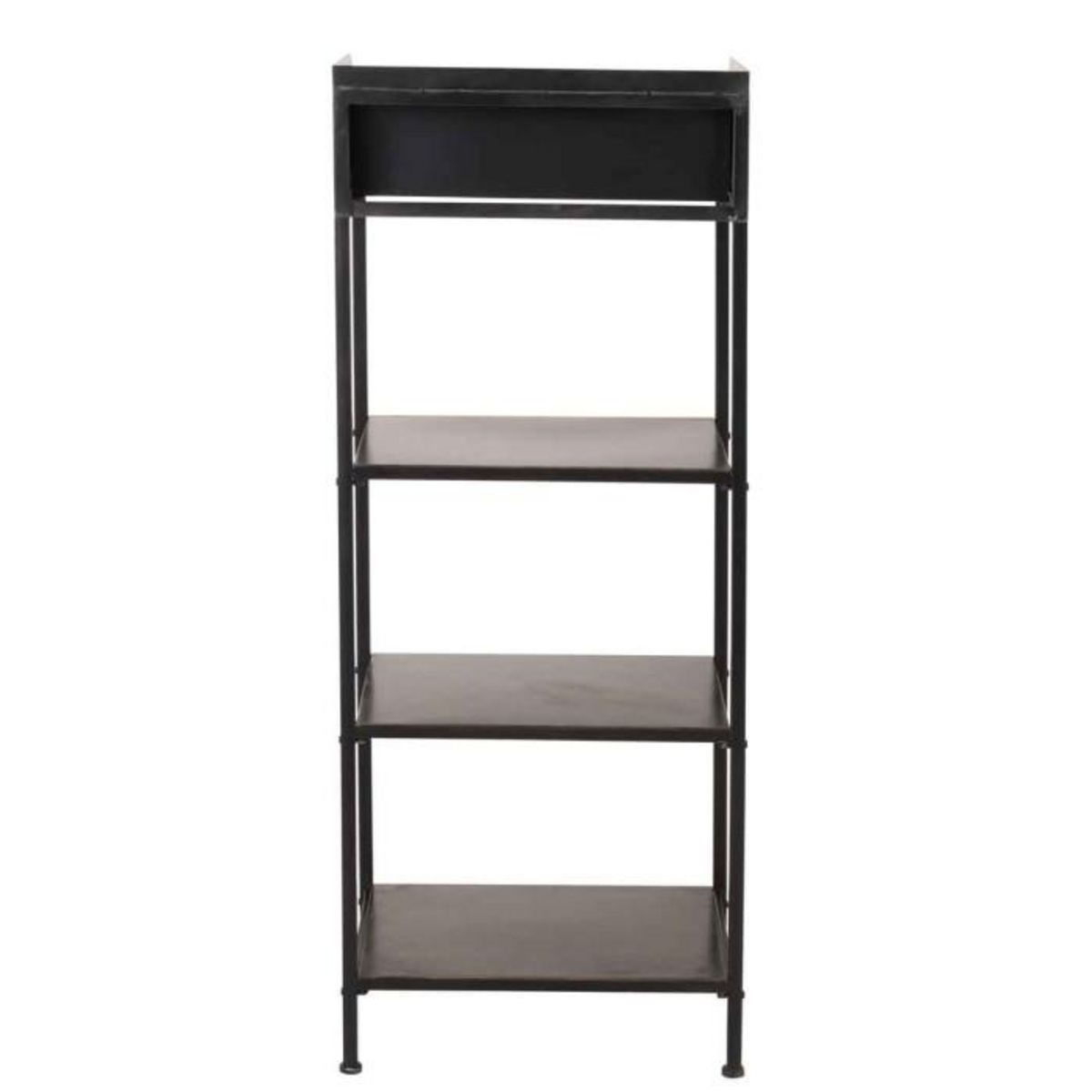 Paris Prix Étagère 3 Niveaux & 1 Tiroir  Ludmila  140cm Noir