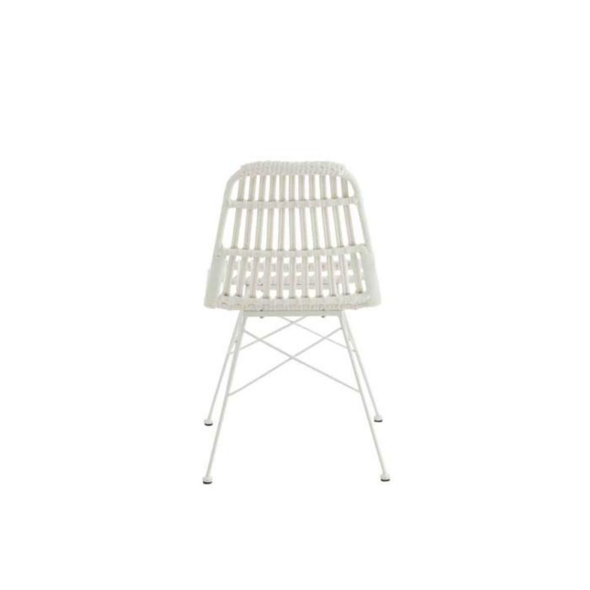 Paris Prix Chaise de Jardin Design  Celeste  86cm Blanc