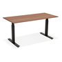 Voir la diapositive 4 : Paris Prix Bureau Ergonomique Réglable  Électrique  160cm Noyer & Noir