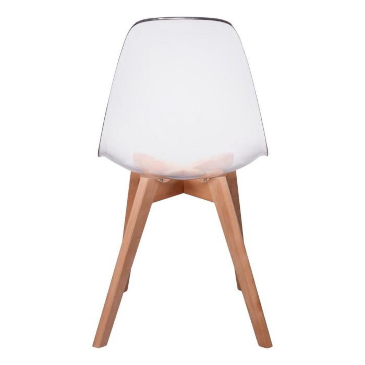 Paris Prix Lot de 2 Chaises Scandinave  Vika  83cm Transparent