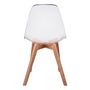 Voir la diapositive 4 : Paris Prix Lot de 2 Chaises Scandinave  Vika  83cm Transparent