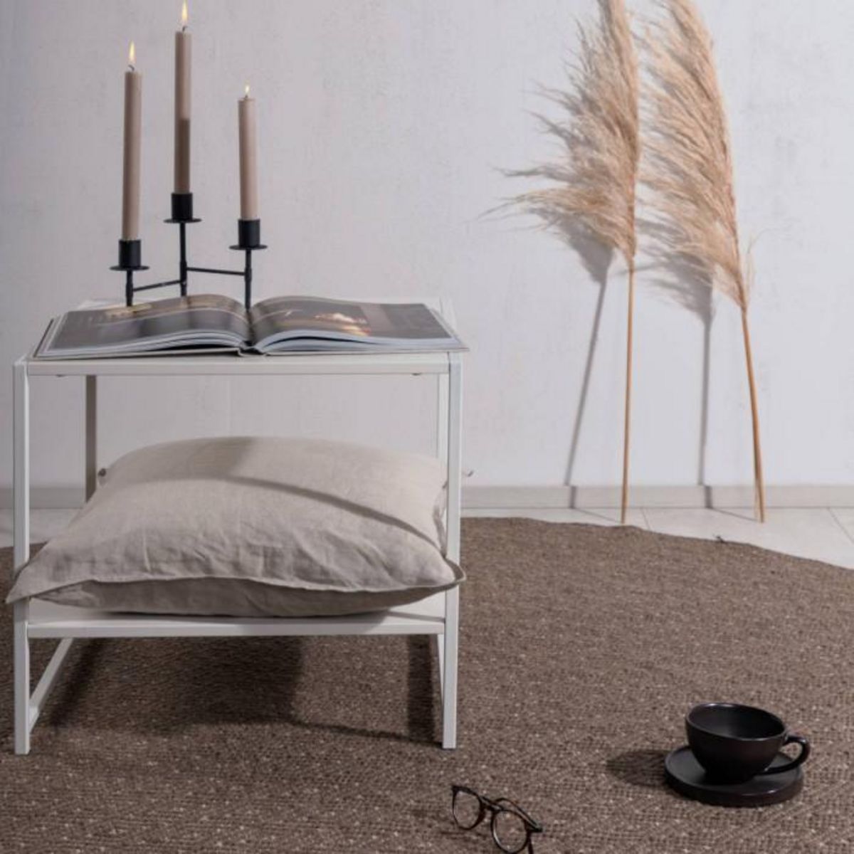 Paris Prix Tapis Rond  Julana  200cm Marron