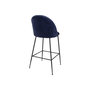 Voir la diapositive 5 : LISA DESIGN Antigua - lot de 2 tabourets de bar - en velours bleu
