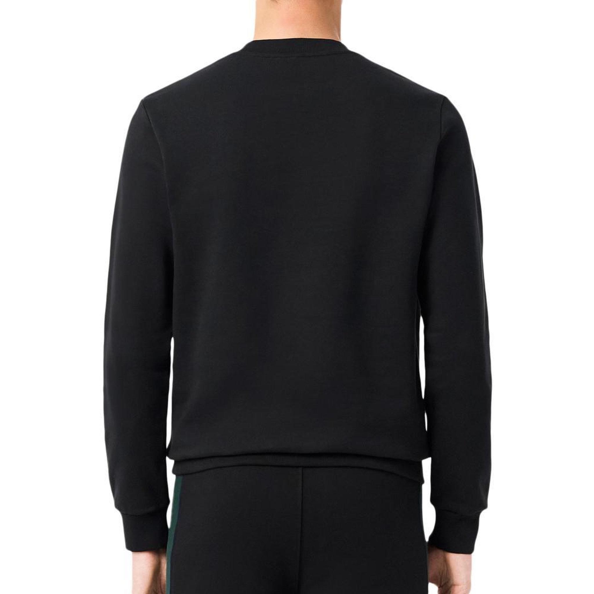 Voir la diapositive 2 : Lacoste Sweat Noir/Vert Homme Lacoste SH5498
