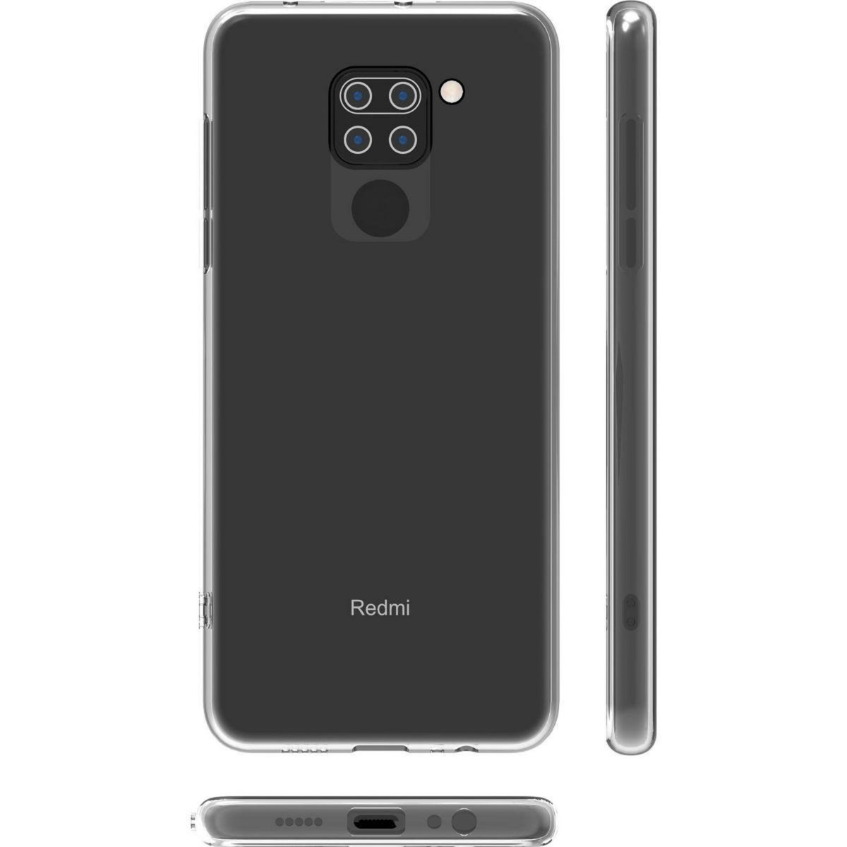 ESSENTIEL B Coque Xiaomi Redmi Note 9 Souple transparent