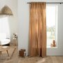 Voir la diapositive 1 : FUTURE HOME Rideau uni en gaze de coton pattes cachées à l'unité 140x300cm