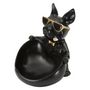 Voir la diapositive 4 : Paris Prix Vide-Poche Statuette Chien  Dog Ball  20cm Noir