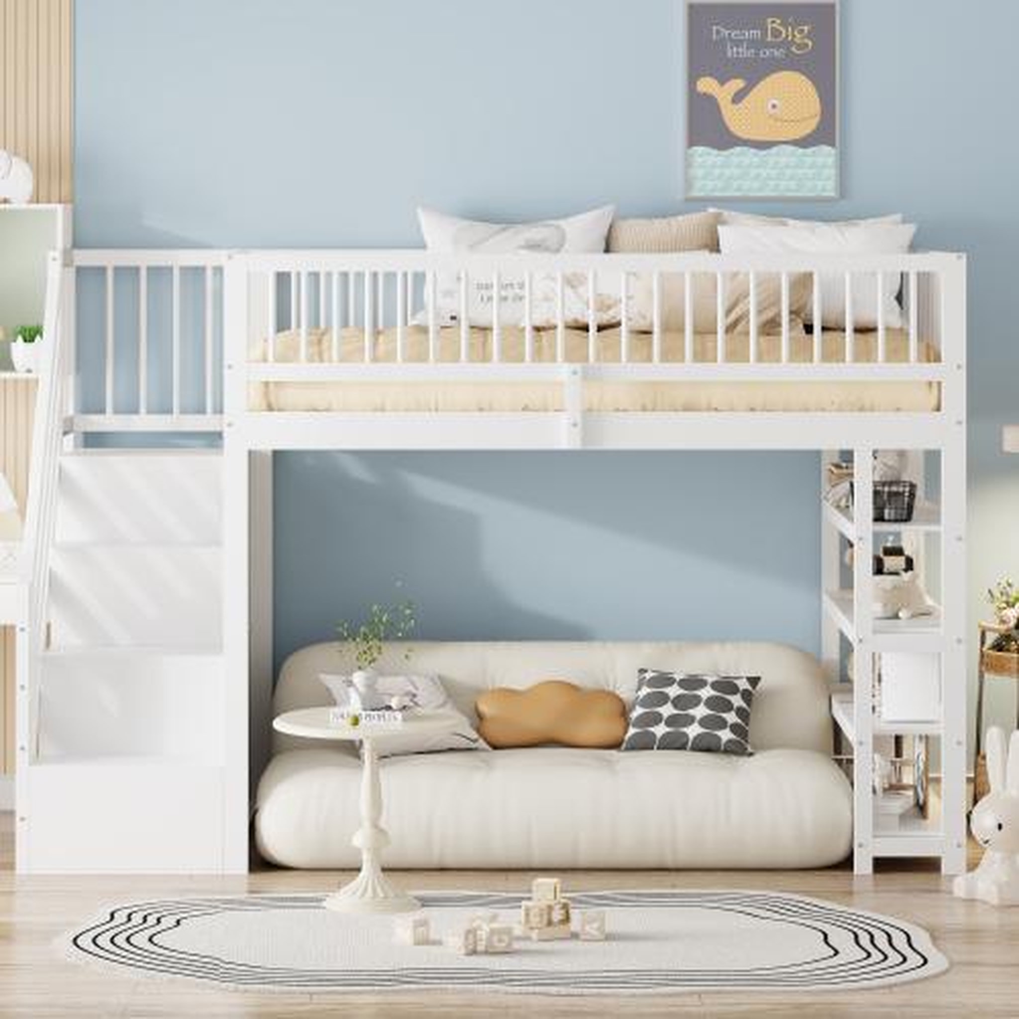 Voir la diapositive 2 : MERAX Lit mezzanine enfant