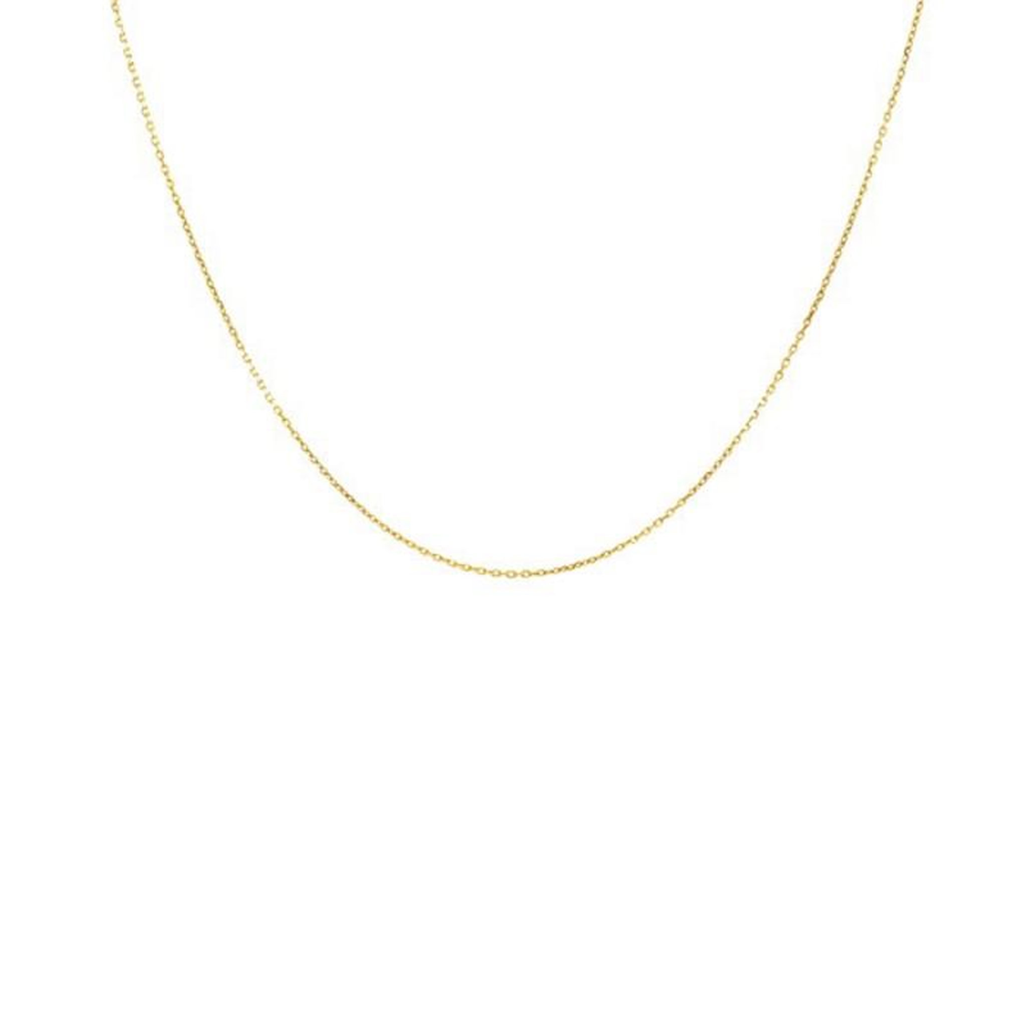 Voir la diapositive 1 : L'ATELIER D'AZUR Collier Chaine Forçat Diamantée - Or Jaune - Enfant