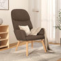 Voir la diapositive 1 : VIDAXL Chaise de relaxation Taupe Tissu
