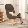 Voir la diapositive 1 : VIDAXL Chaise de relaxation Taupe Tissu