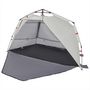 Voir la diapositive 4 : VIDAXL Tente de plage 3 personnes gris liberation rapide impermeable