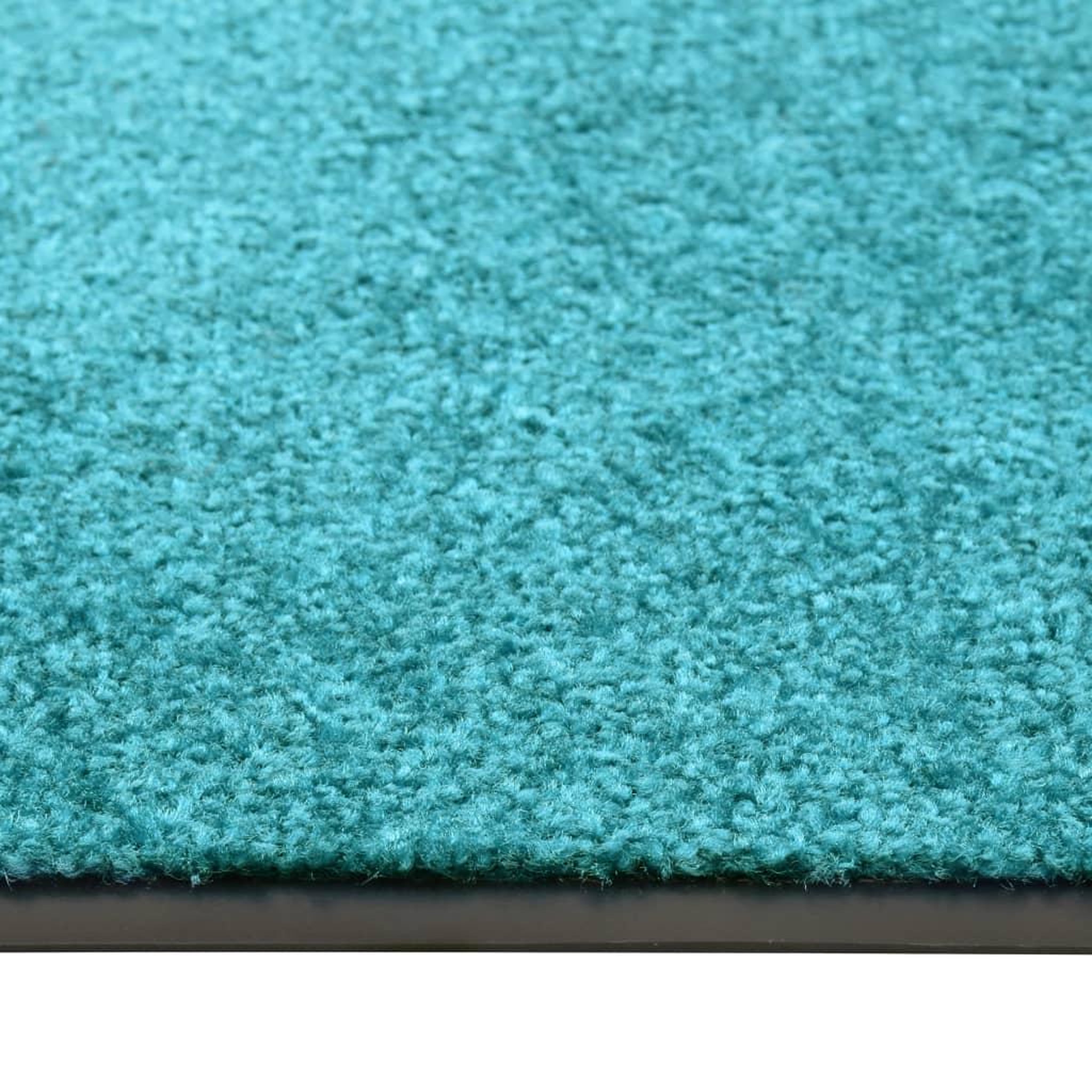 Voir la diapositive 4 : VIDAXL Paillasson lavable Cyan 120x180 cm
